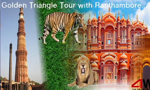 Golden Triangle Tour with Ranthambore, Ranthambore Tiger Safari