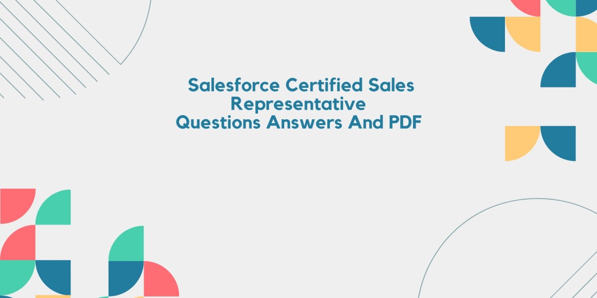 Get It Without Charge Salesforce Sales Representative Exam Study Guide Questions Answers And PDF