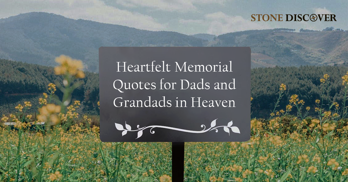 Heartfelt Memorial Quotes for Dads and Grandads in Heaven