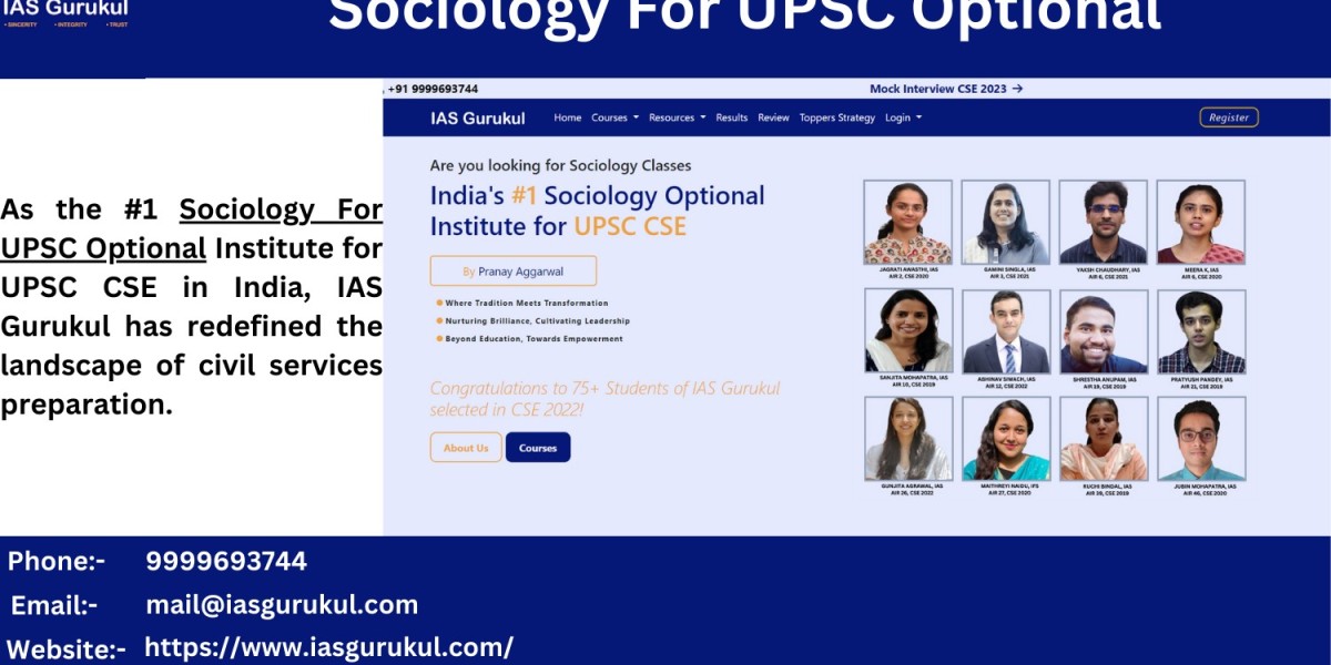 Unraveling the Significance of Sociology for UPSC Optional: A Comprehensive Guide by IAS Gurukul and Pranay Aggarwal