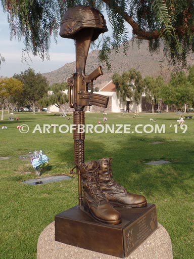 Fallen Soldier Battle Cross | Honor the Brave | Art of Bronze