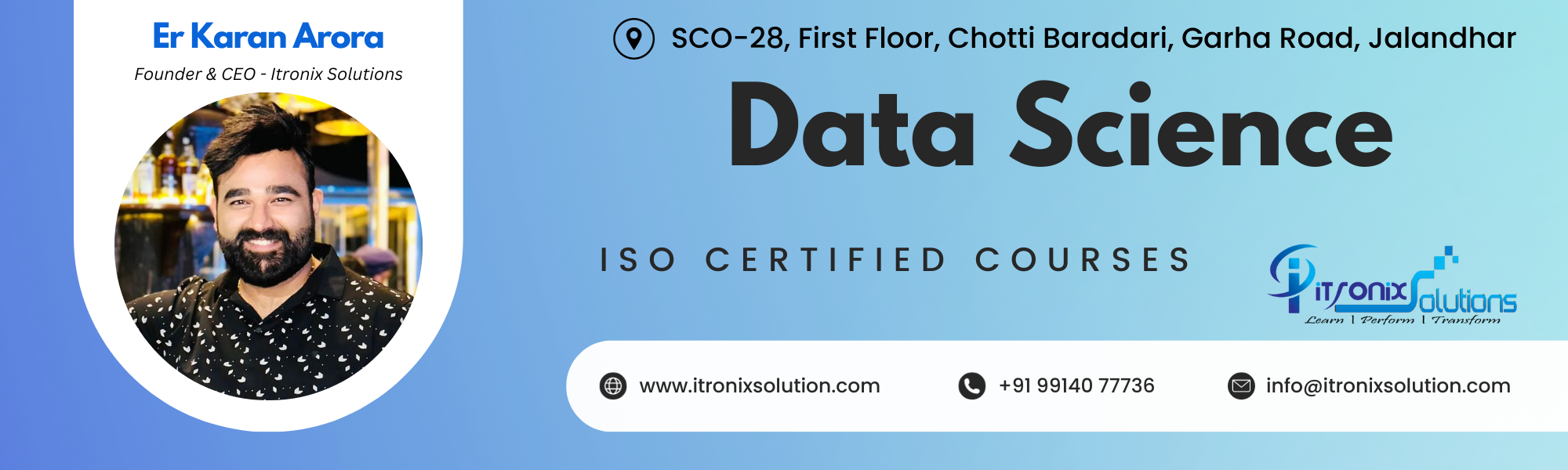 Best Data Science Training in Jalandhar - ITRONIX
