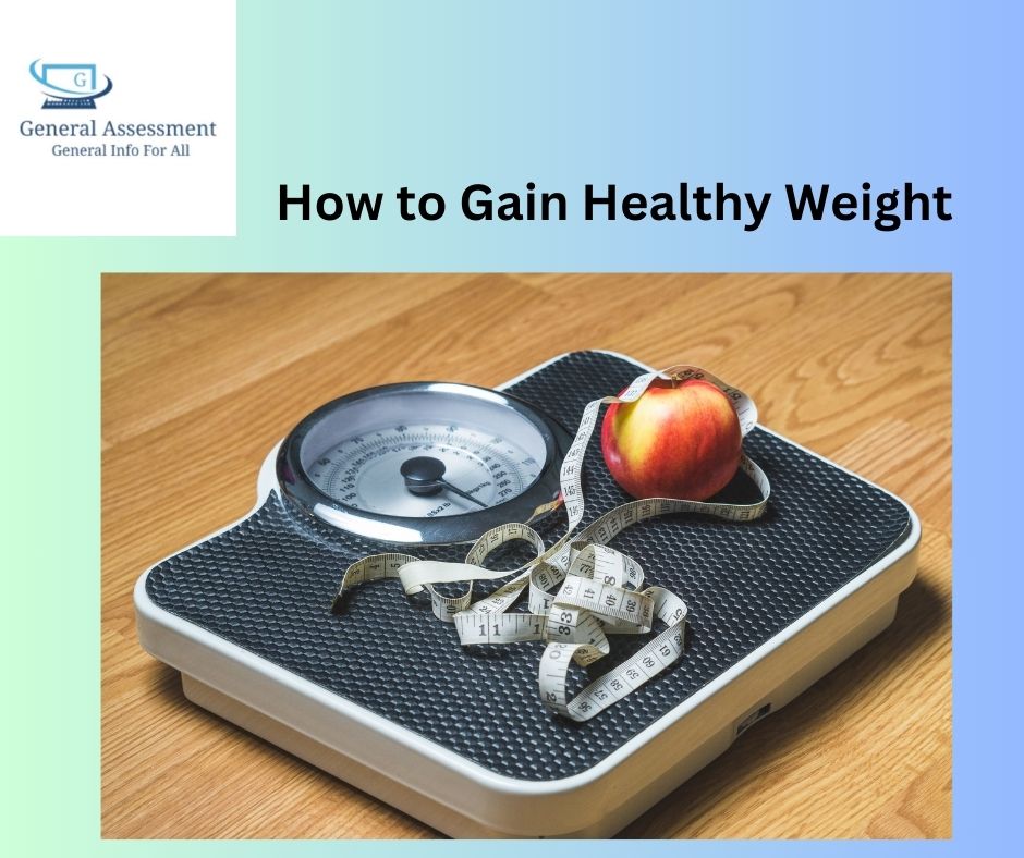 How to Gain Healthy Weight
