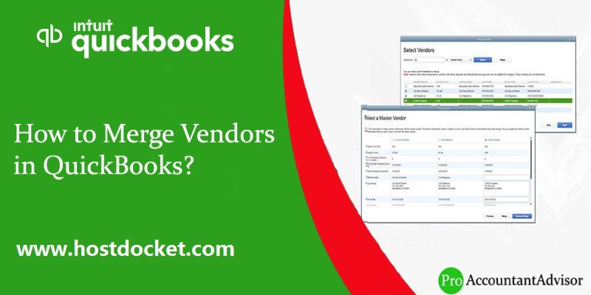 How to merge multiple vendors in QuickBooks online?