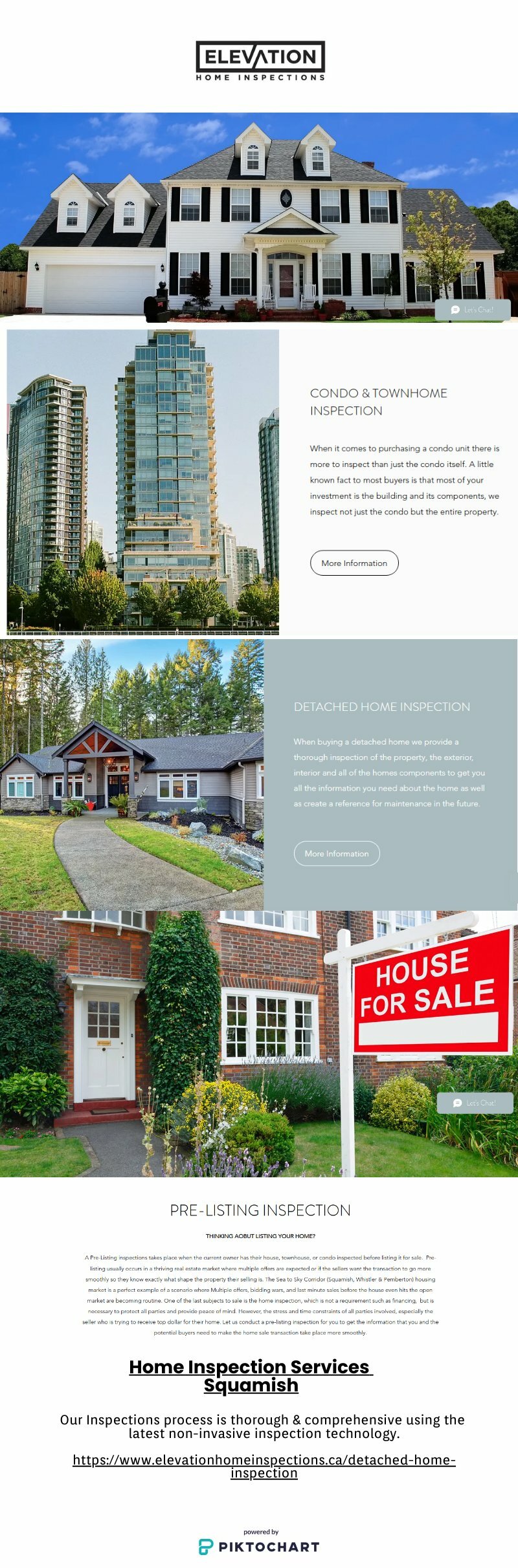 Home Inspection Services Squamish | Piktochart Visual Editor