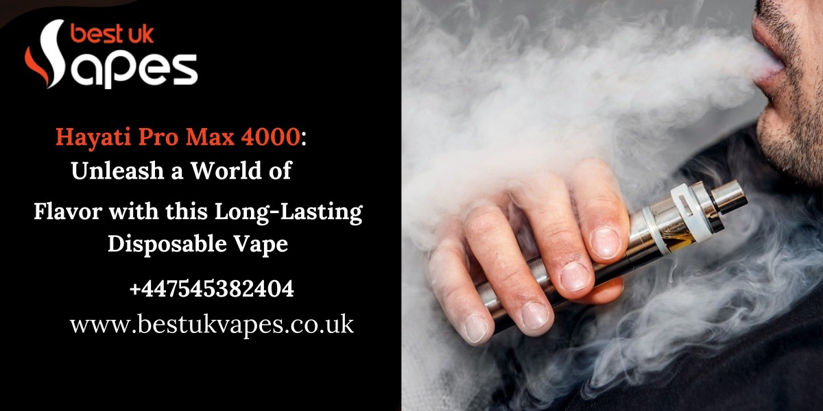 Hayati Pro Max 4000: Unleash a World of Flavor with this Long-Lasting Disposable Vape
