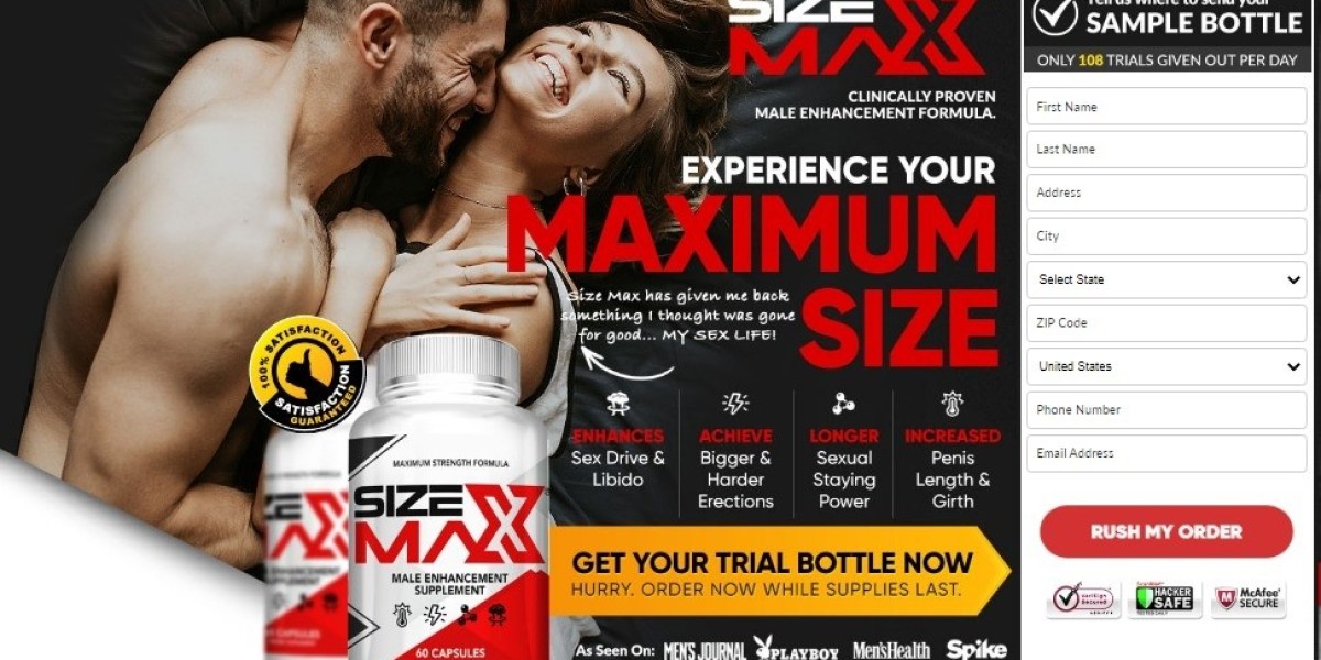 SizeMax Male Enhancement [Updated 2024] Ingredients, Working & Benefits?