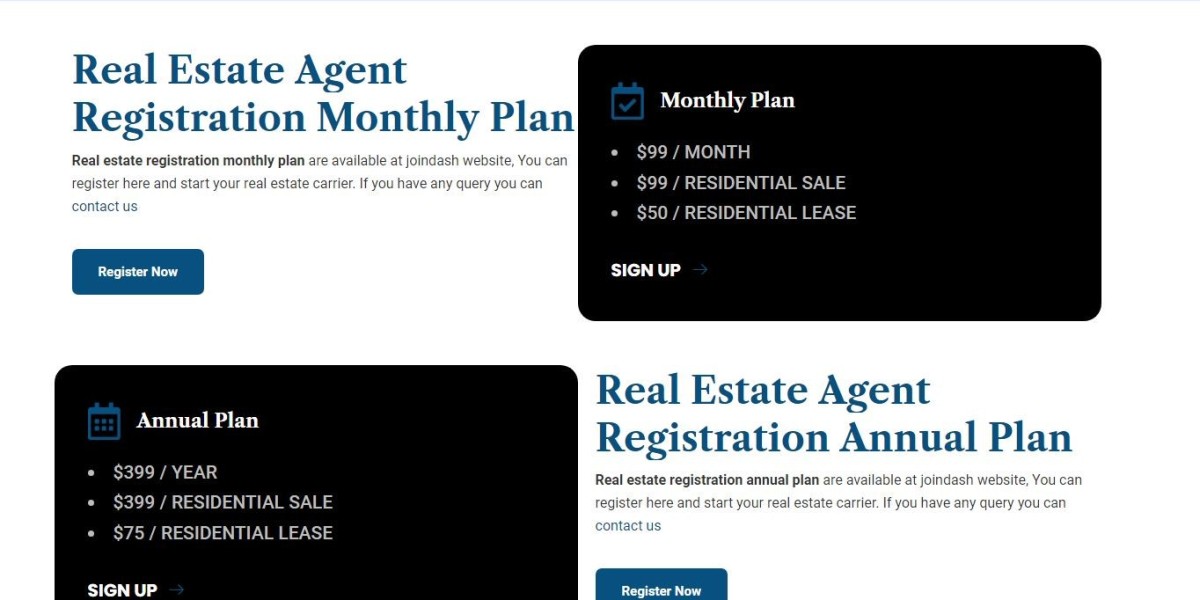 real estate registration annual plan