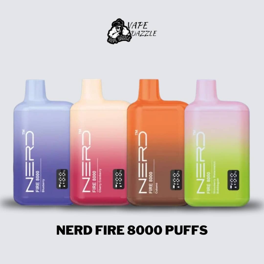 Nerd Fire 8000 Puffs 2% Nicotine Buy At Discount Price In UAE