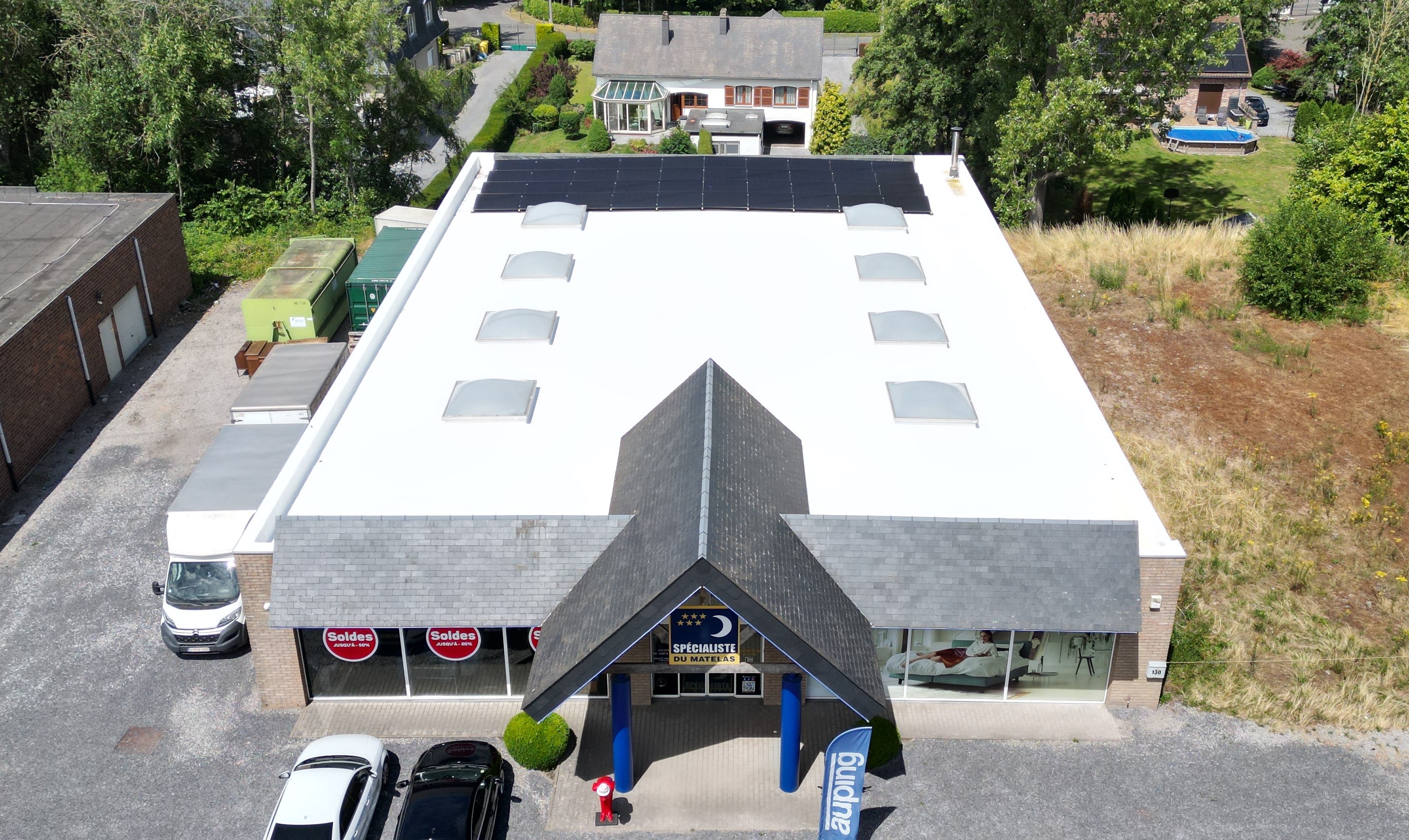 Cool Roofing, peindre son toit en blanc en Belgique et France