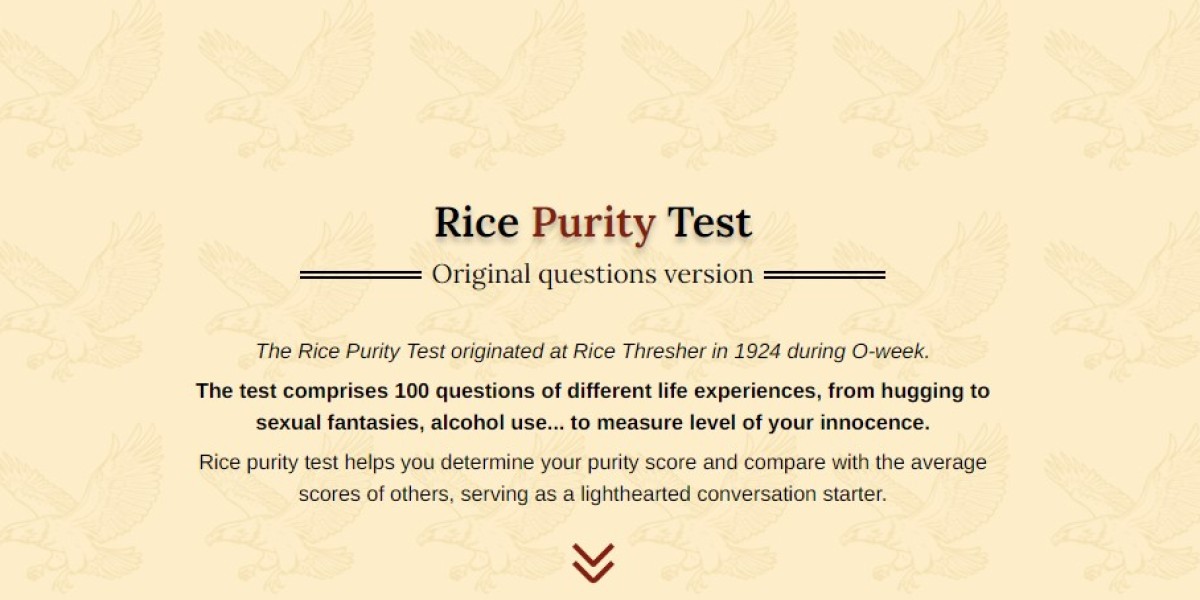 Exploring A Journey Of Self-Discovery And Fun With Rice Purity Test