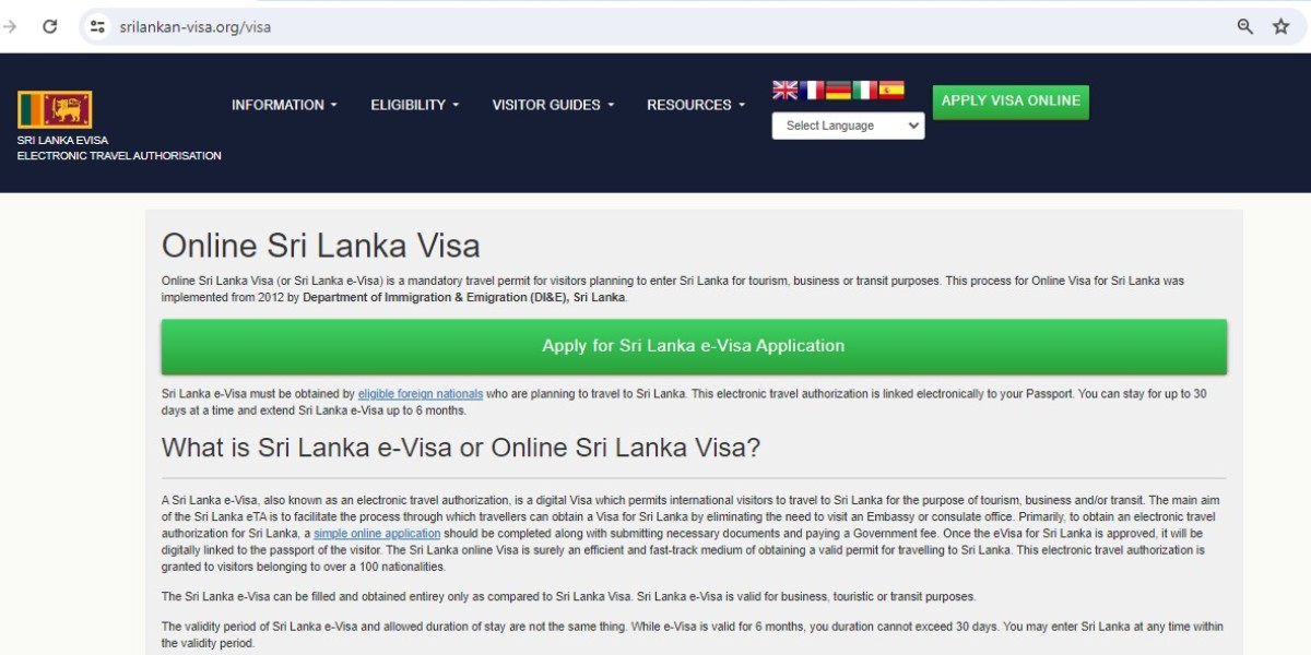FOR SWEDISH CITIZENS - SRILANKA  Sri Lankan Visa Online Application Center