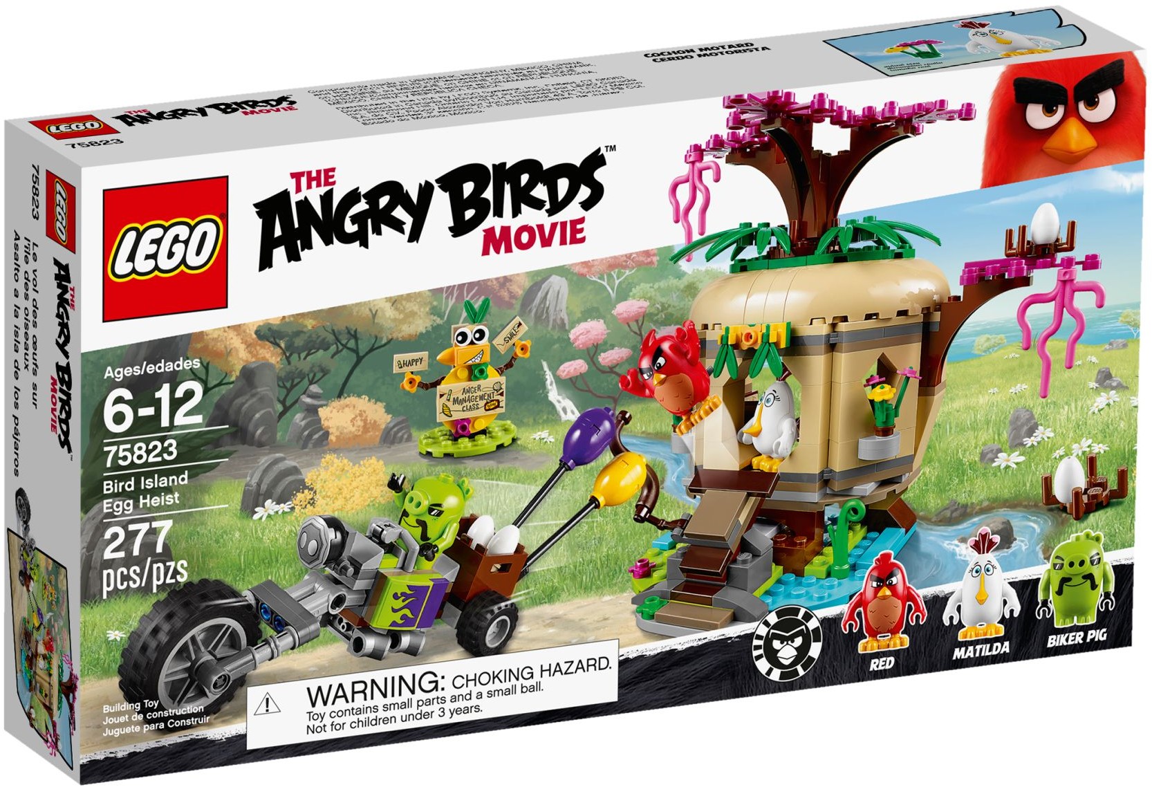 Rent LEGO The Angry Birds Movie 75823 Bird Island Egg Heist | funstation.in