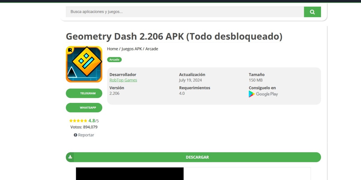 Geometry Dash APK Descagar Gratis Ultima Versison Para Android 2024