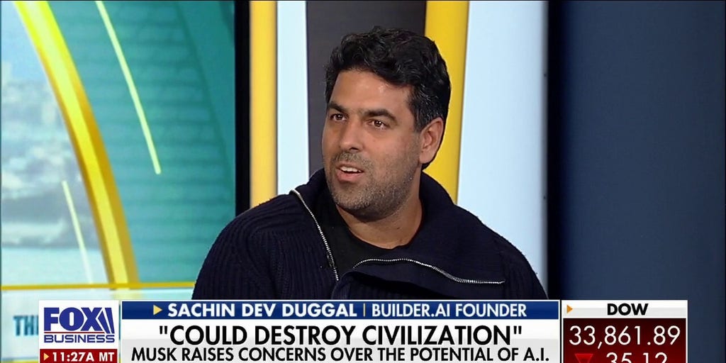 It doesn't make sense to pause AI development: Sachin Dev Duggal | Fox Business Video