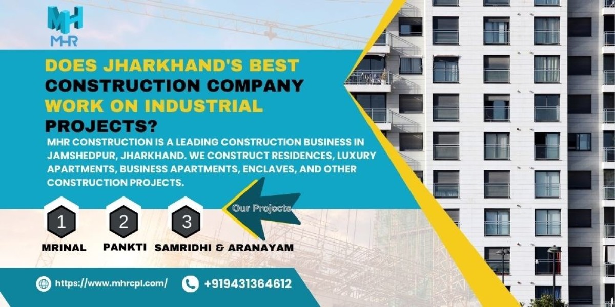 Does Jharkhand's best construction company work on industrial projects?