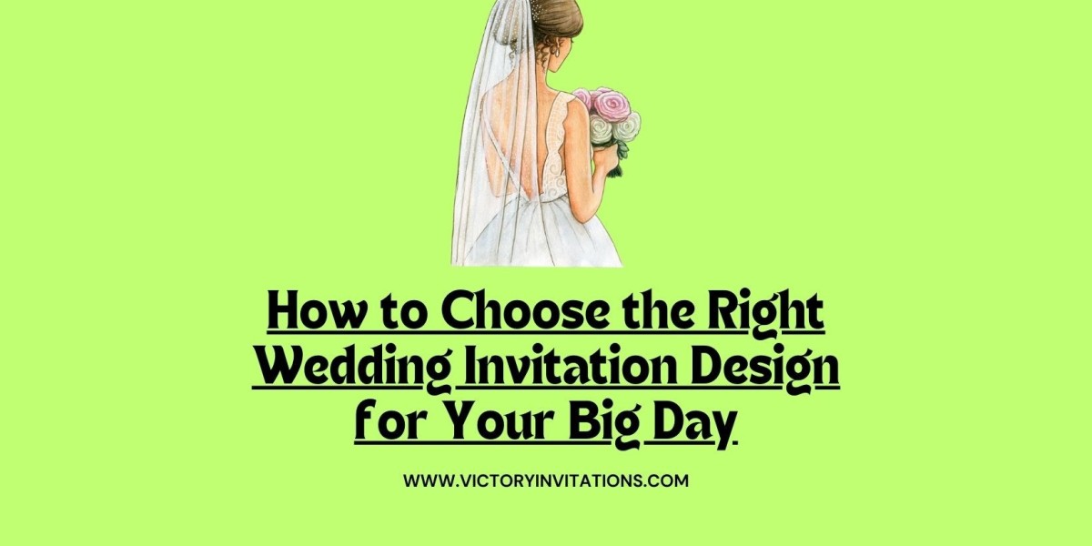 How to Choose the Right Wedding Invitation Design for Your Big Day