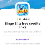 Bingo Blitz Free Credits Links Profile Picture