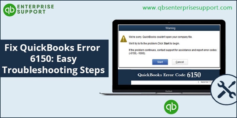 Fix QuickBooks Error 6150, -1006 (When Opening Company File)