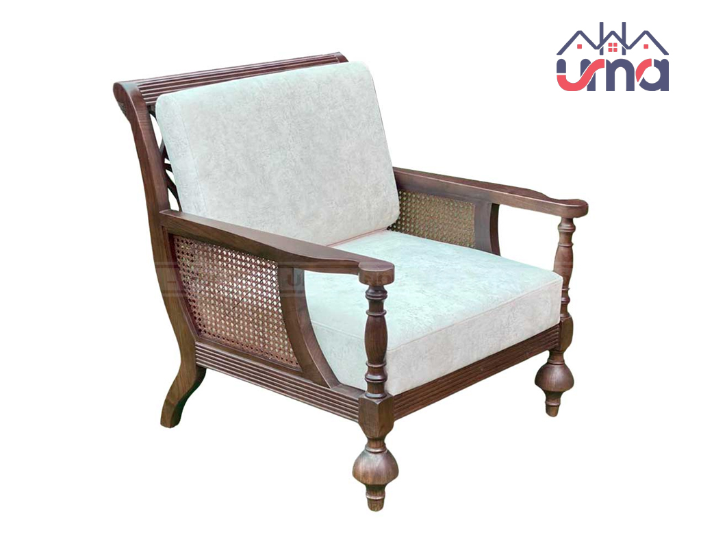 Sofa Đơn Khung Gỗ Tần Bì Bọc Nệm Sang Trọng SFD004 UMA