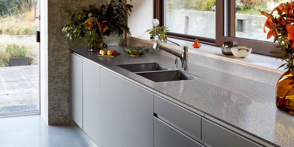 What is the best way to use terrazzo worktop for a property interiors?