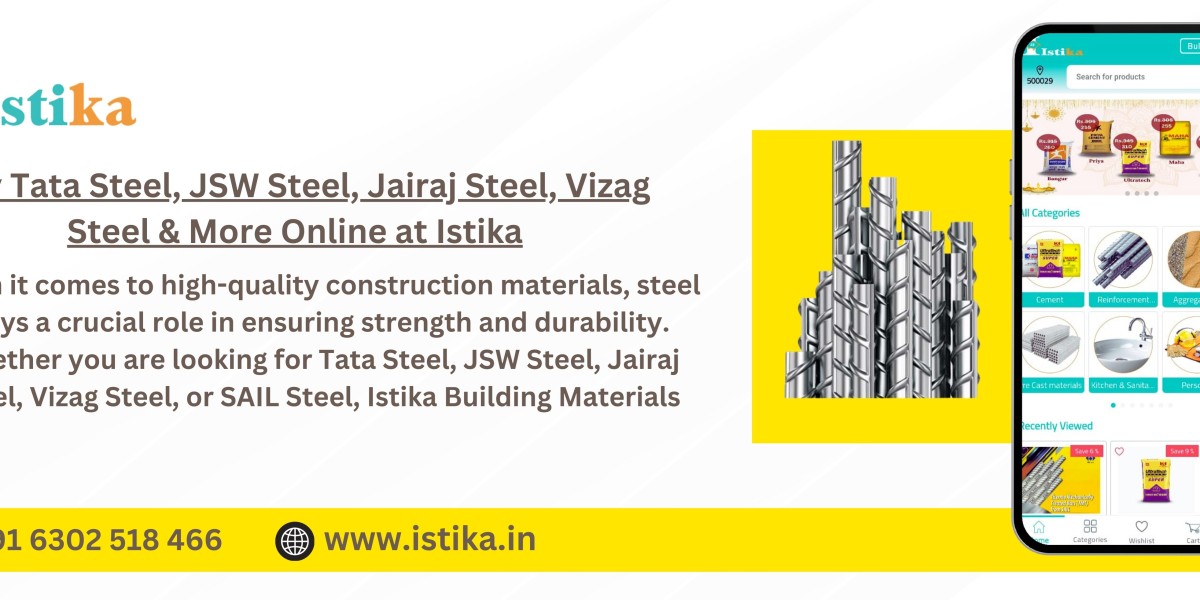 Buy Tata Steel, JSW Steel, Jairaj Steel, Vizag Steel & More Online at Istika