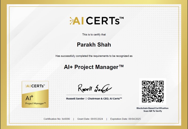 AI Project Management Certification | Advance Your Career