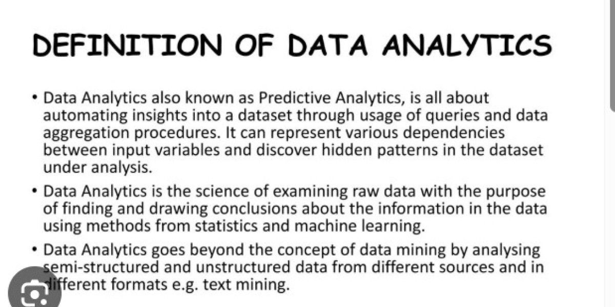 Asserting "data analytics is the future of everything"