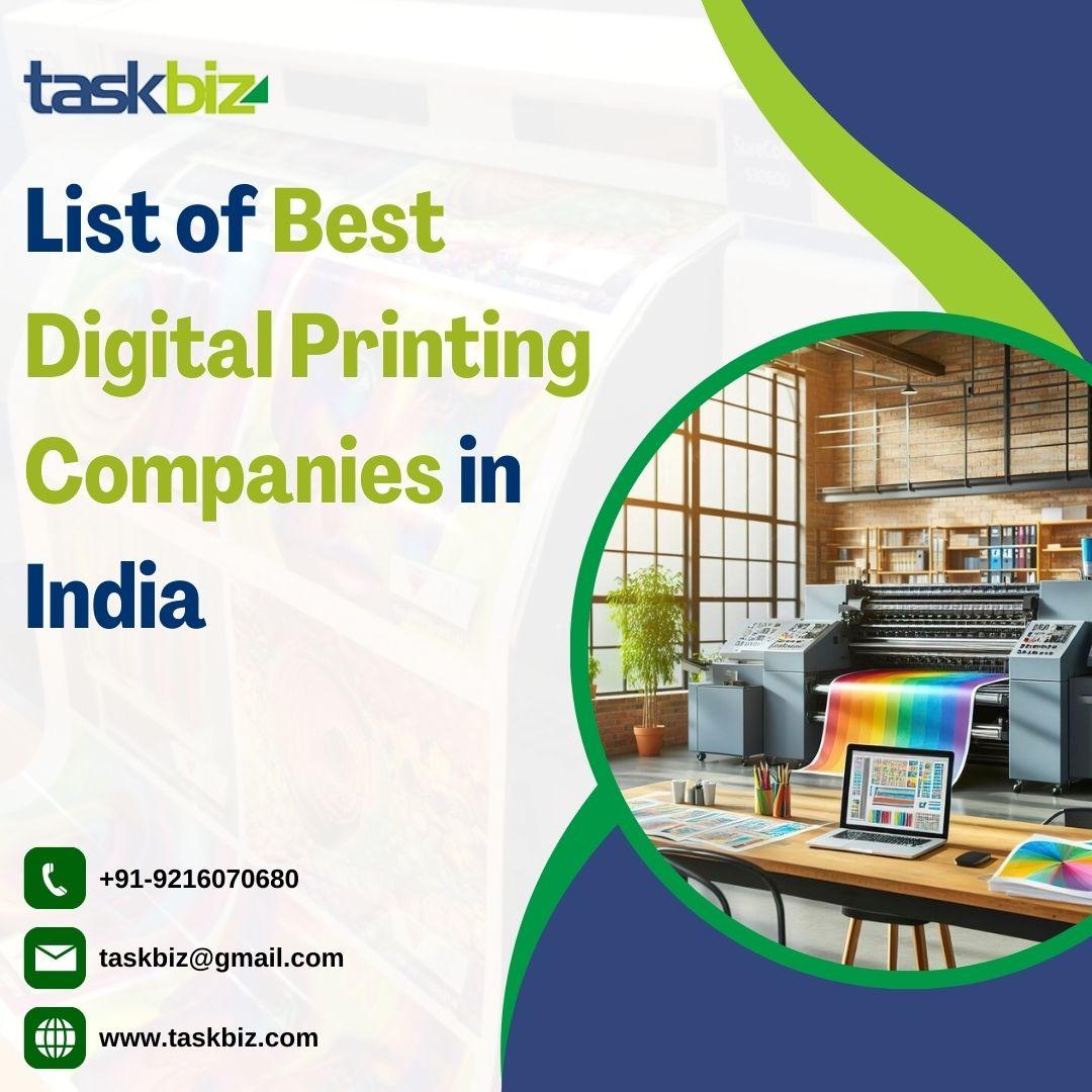 List of Best Digital Printing Companies in India