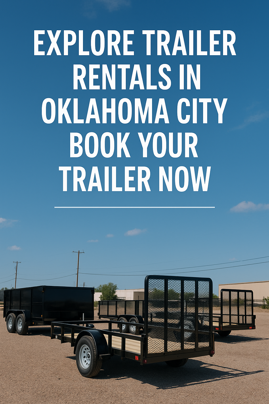 Explore Trailer Rentals In Oklahoma City — Book Your Trailer Now