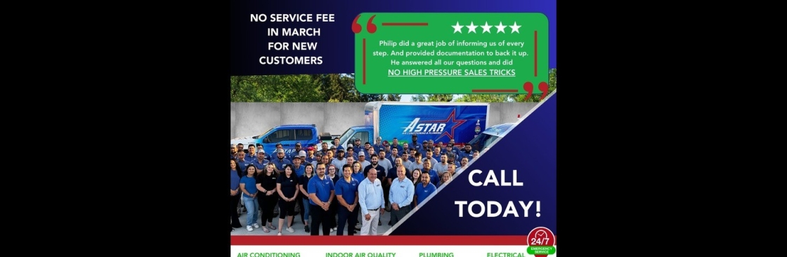 Astar Air Conditioning, Plumbing & Cover Image