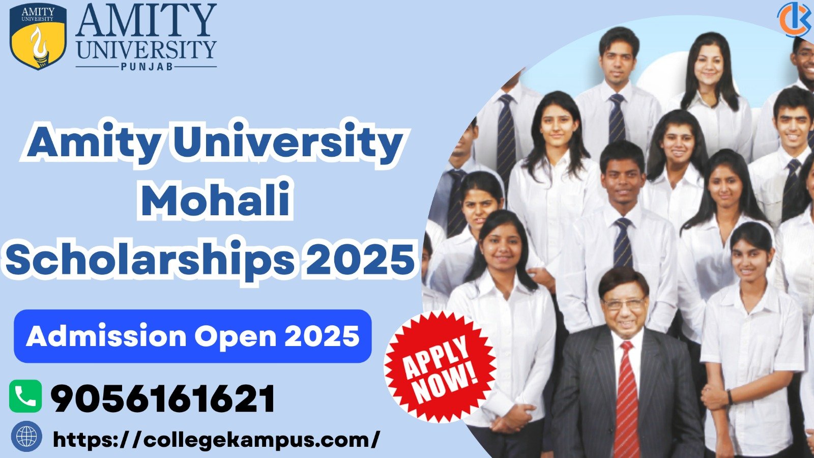 Amity University Mohali Scholarships 2025