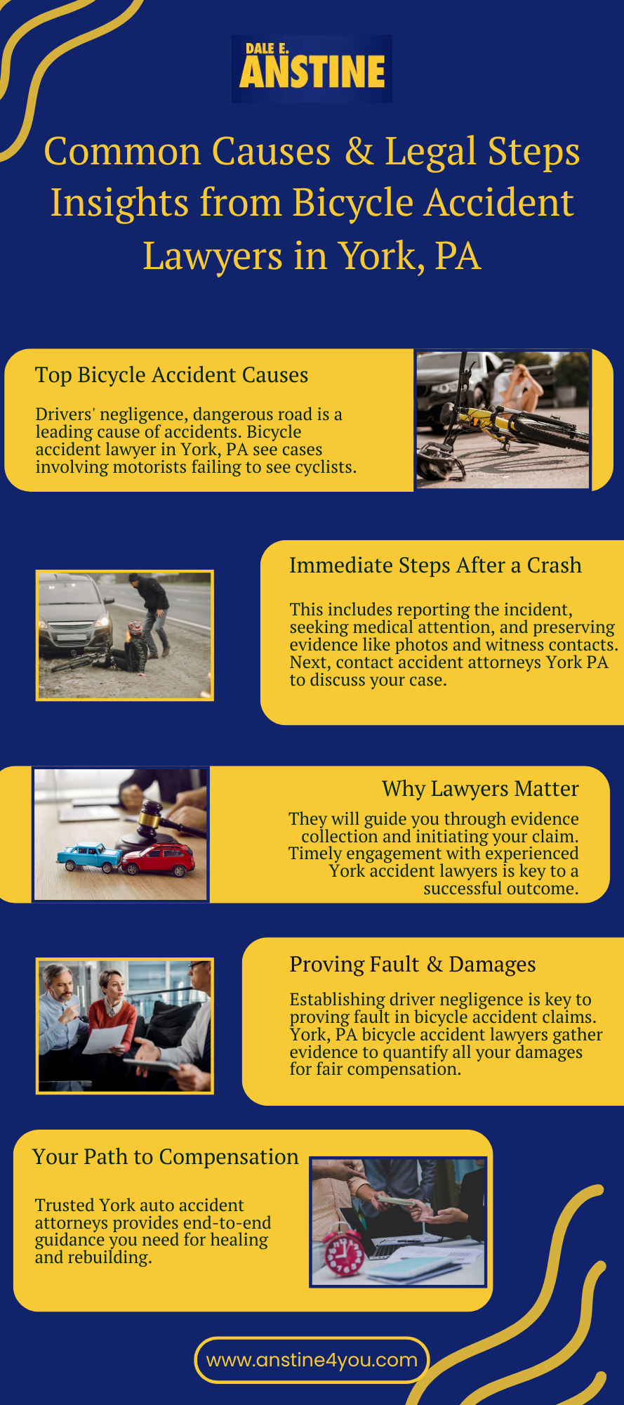 How Bicycle Accident Lawyers in York, PA Can Help with Causes and Legal Action
