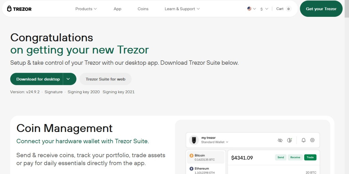 Trézor.io/Start® | Starting Up Your Device — Trézor