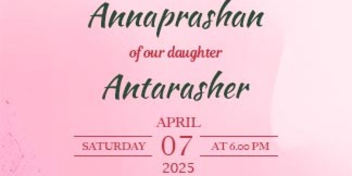 Celebrate Tradition with Crafty Art's Annaprashan Invitation Card Template