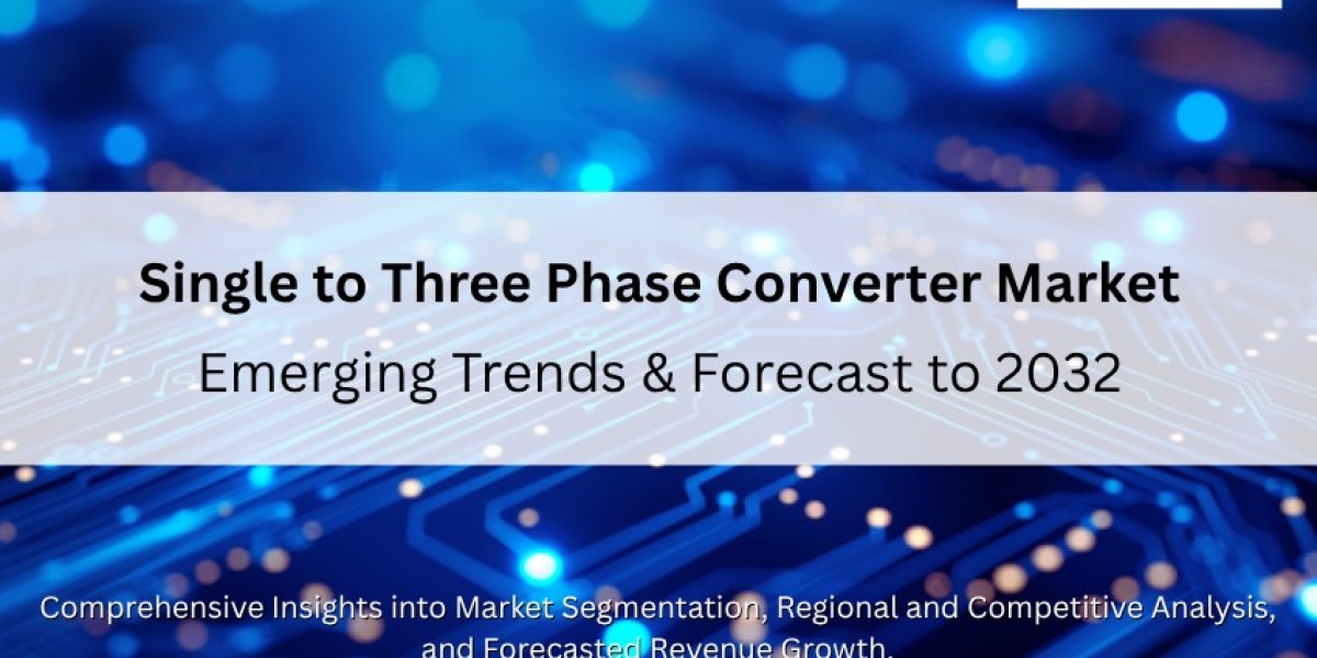Single to Three Phase Converter Market, Emerging Trends & Forecast to 2032