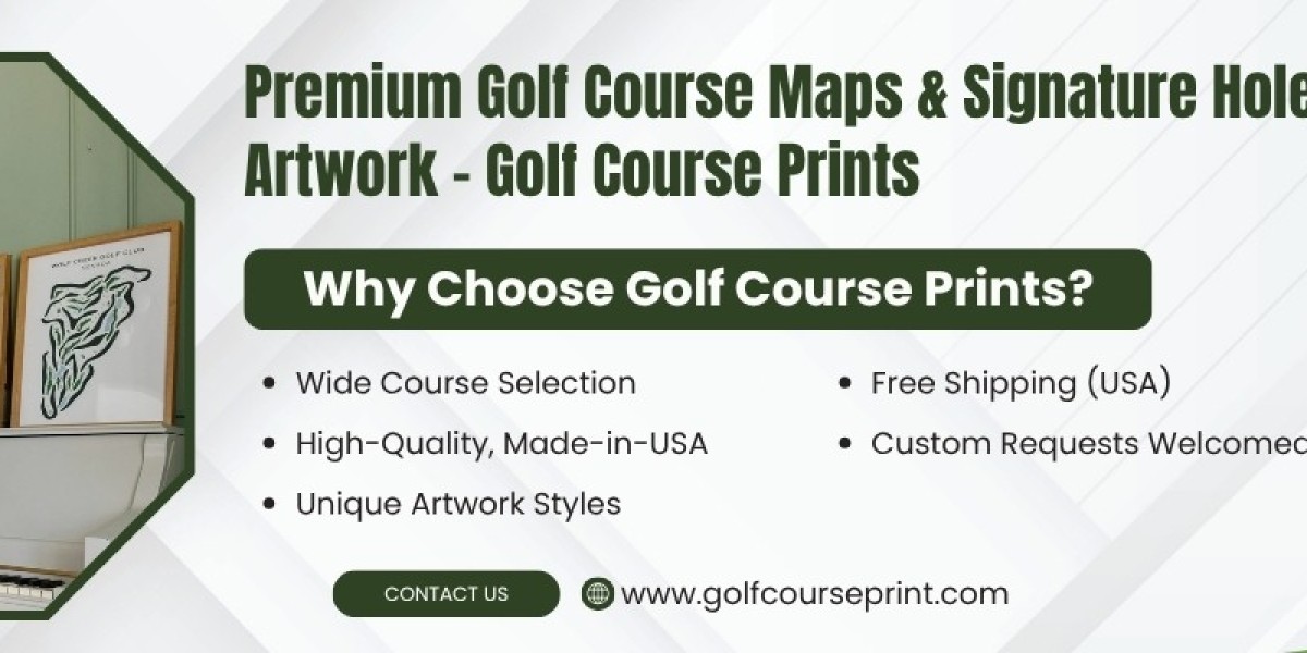 Elevate Your Space with Golf Course Maps and Golf Art from Golf Course Prints