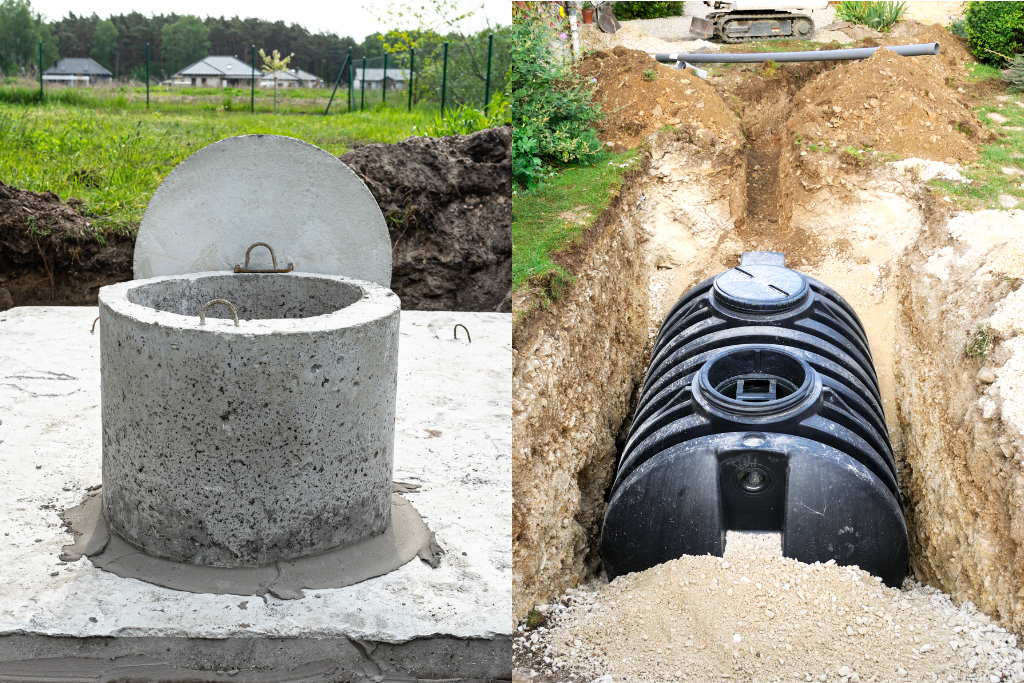 Concrete vs Plastic Septic Tanks - Gateway Septic