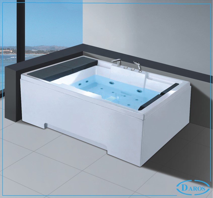 Bồn Tắm Nằm 2 người | Bồn tắm massage cao cấp Daros HT-1022