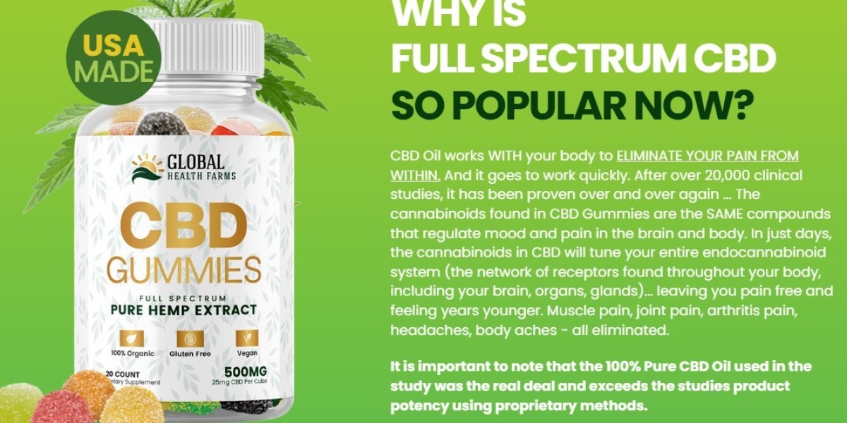 Global Health Farms CBD 500mg: 100 percent Safe Strong  Supplement
