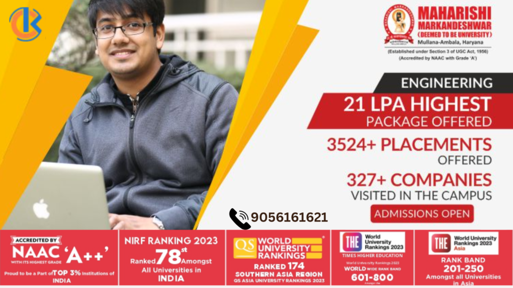 MMU Mullana Drcc Pre-Booking Coupon 2025 : Apply Now