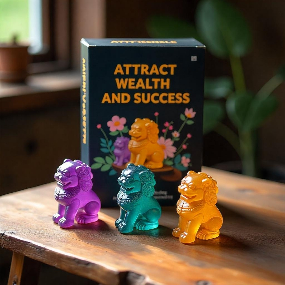 BioWave Prosperity Stone Lions - Prime Trade Stores