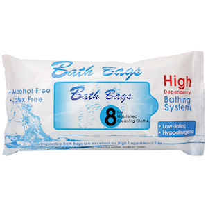 Livingstone Bath Bag Wet Wipe Towel Resealable - 8 PK