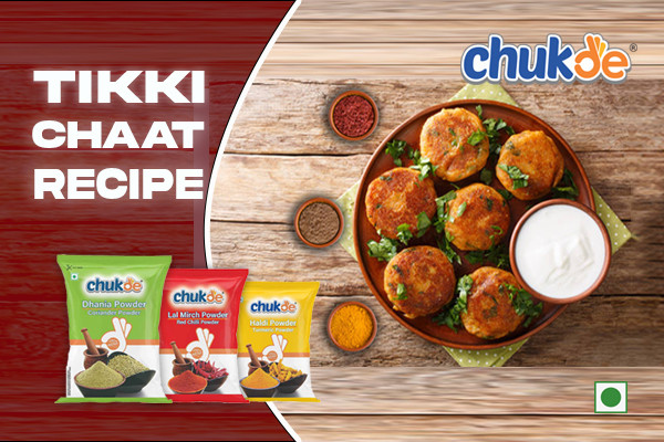 Easy Aloo Tikki Chaat Recipe (Street Style): Chukde Spices