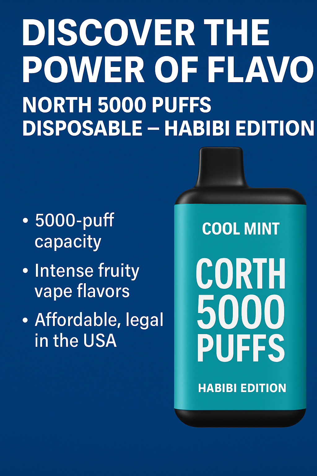 Discover the Power of Flavor with North 5000 Puffs Disposable — Habibi Edition | by North Vape | Jul, 2025 | Medium