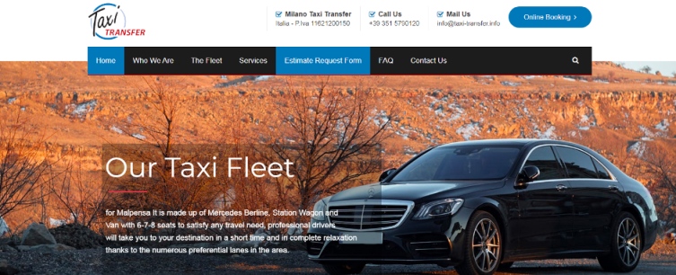 Taxi Transfer Milan Malpensa Cover Image