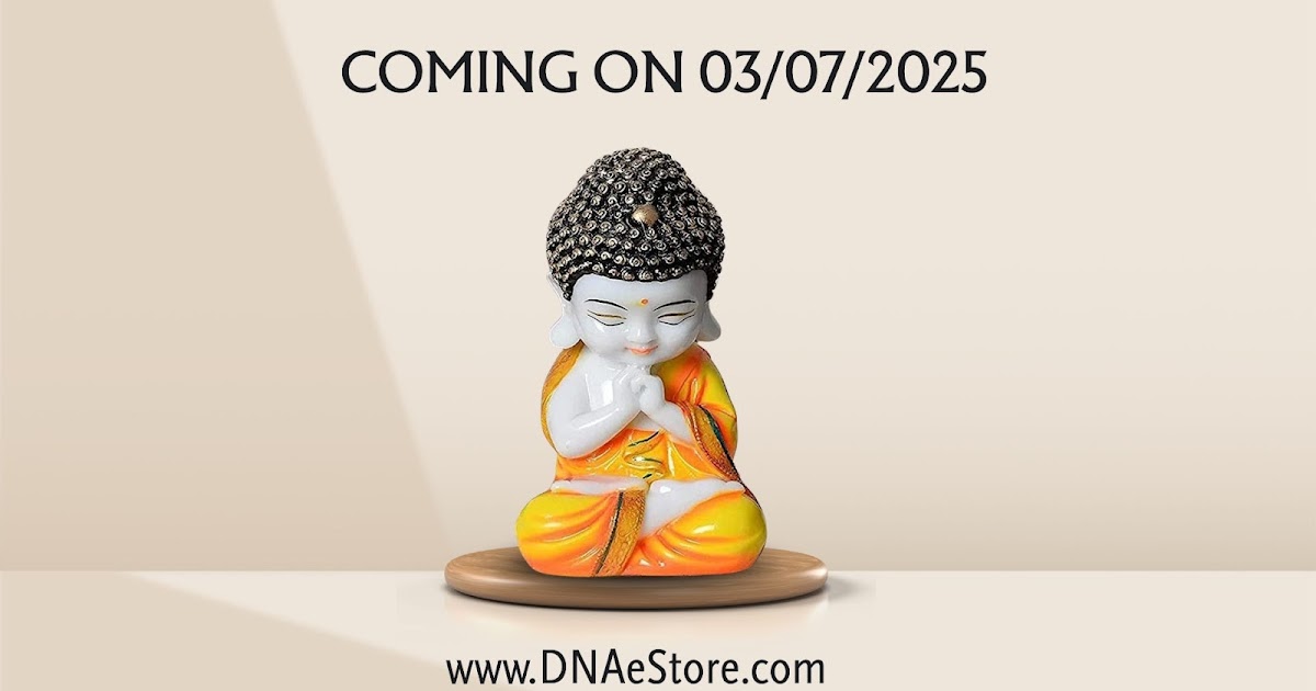 Handcrafted Baby Monk Figurine – A Charming Decorative Baby Monk Showpiece from DNA EStore