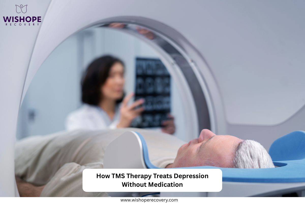 How TMS Therapy Treats Depression Without Medication