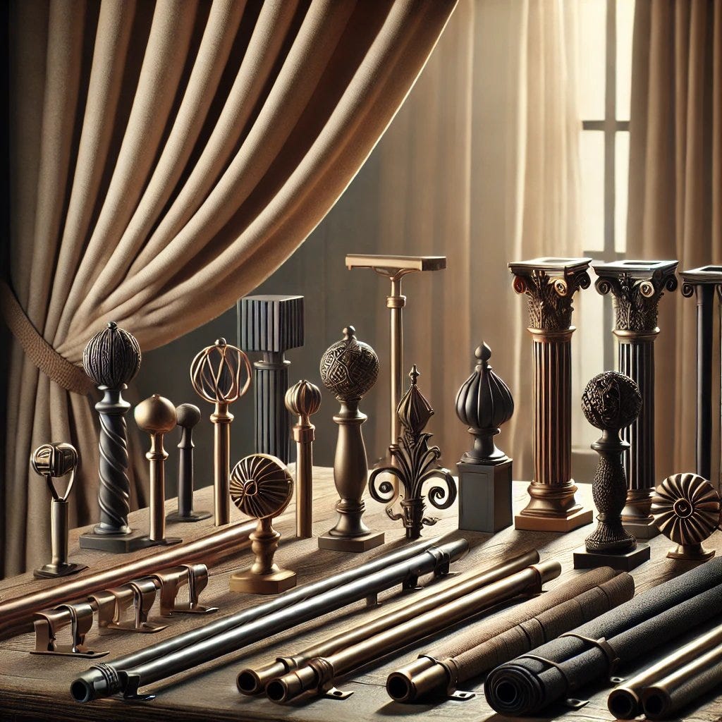 Curtain Rods The Unsung Heroes of Home Décor | by RISALA FURNITRE LLC | Jul, 2025 | Medium