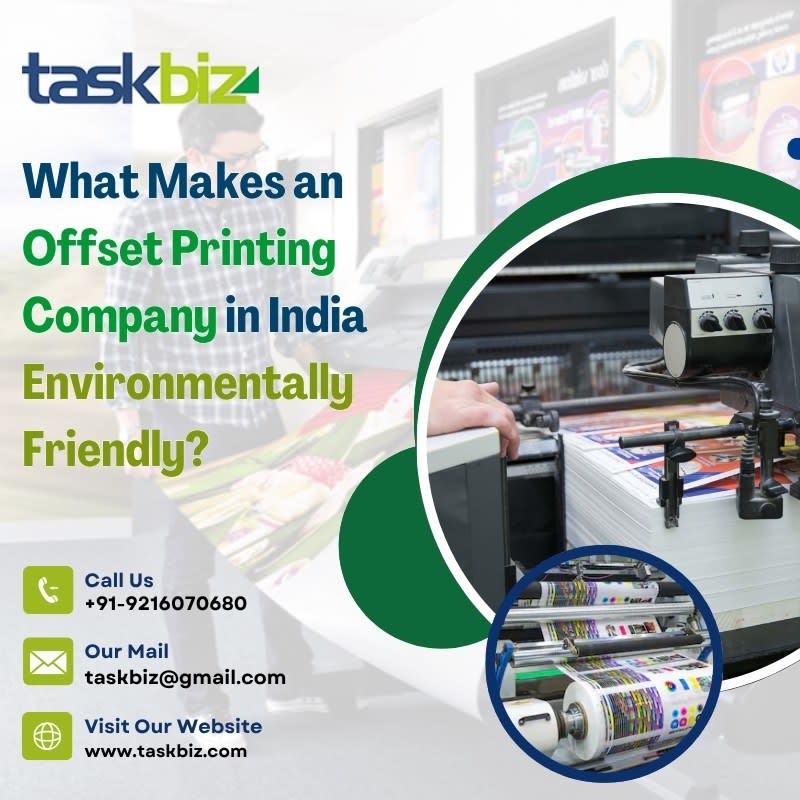 What Makes an Offset Printing Company in India Environmentally Friendly? | Journal